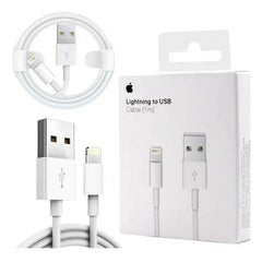 Cabo Lightning Usb Carregador Iphone branco apenas o cabo de carregamento CELULAR